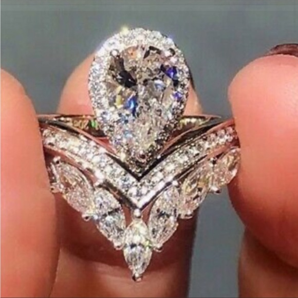 NEW Unique 925 Sterling silver Diamond 💎 Ring - Picture 3 of 10